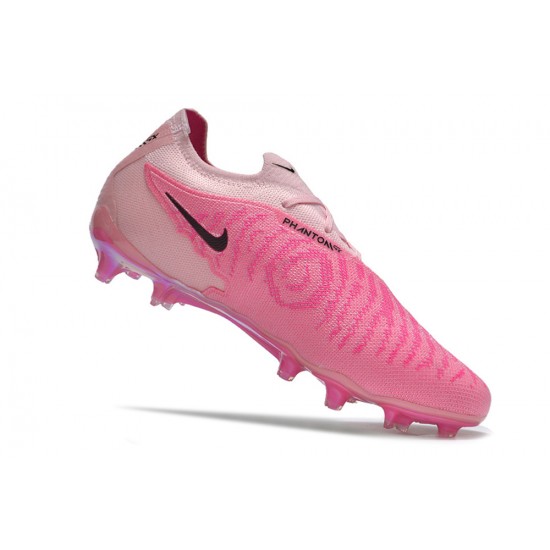 Salable Goods Nike Phantom GX Elite FG Pink Black Women and Men Soccer Cleats For Sale