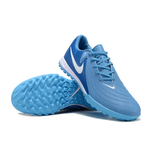 Order To Buy Nike Phantom GX II ACAD LV8 TF Blue White Mens Soccer Cleats Online