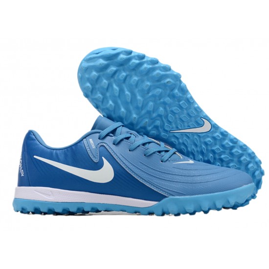 Order To Buy Nike Phantom GX II ACAD LV8 TF Blue White Mens Soccer Cleats Online