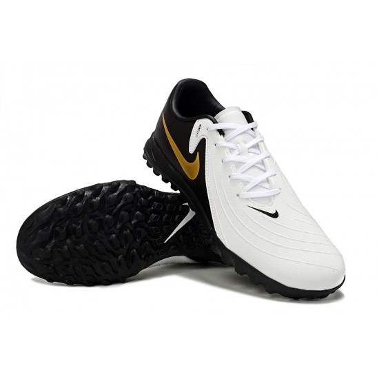 Explore Nike Phantom GX II ACAD LV8 TF White Black Mens Soccer Cleats Sale