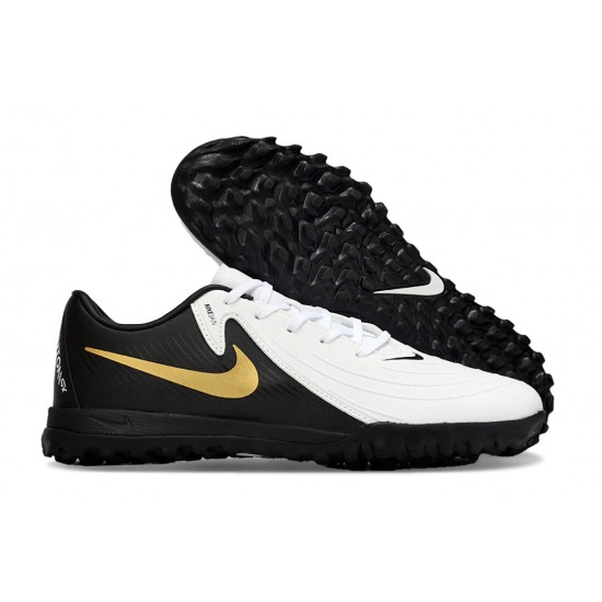 Explore Nike Phantom GX II ACAD LV8 TF White Black Mens Soccer Cleats Sale