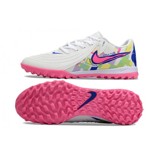 Click To Buy Nike Phantom GX II ACAD LV8 TF White Pink Mens Soccer Cleats Shop