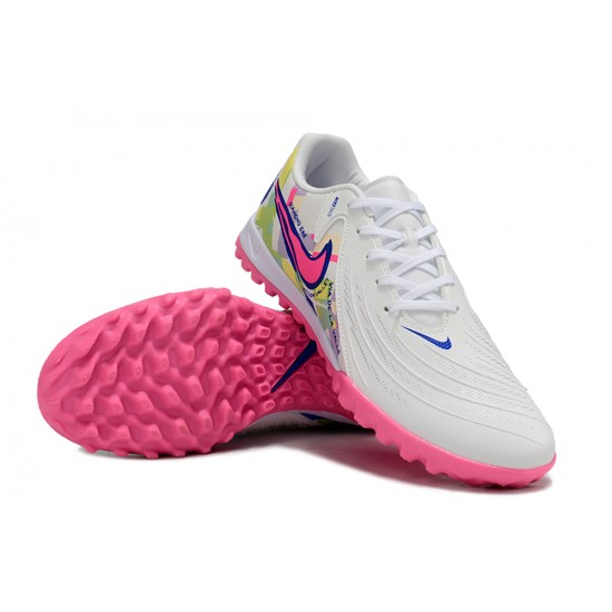 Click To Buy Nike Phantom GX II ACAD LV8 TF White Pink Mens Soccer Cleats Shop