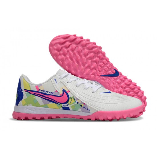 Click To Buy Nike Phantom GX II ACAD LV8 TF White Pink Mens Soccer Cleats Shop