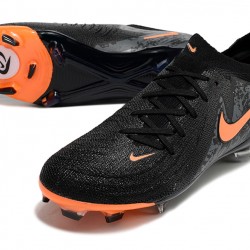 Nike Phantom Luna Elite FG Black and Orange Men's Soccer Cleats