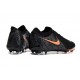 High Quality Nike Phantom Luna Elite FG Black and Orange Mens Soccer Cleats For Sale