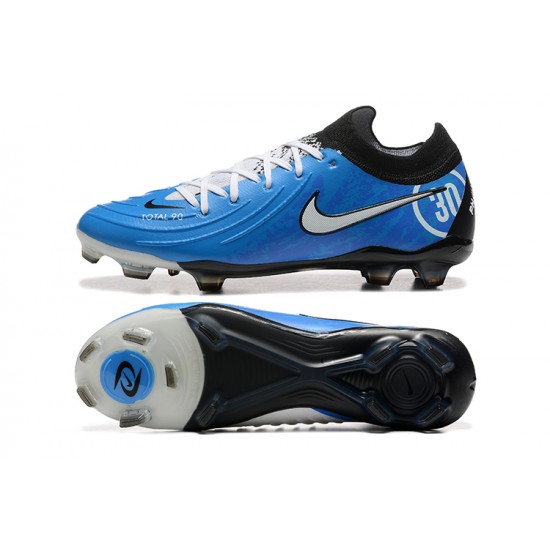 Click To Order Nike Phantom Luna Elite FG Blue Black Mens Soccer Cleats For Sale