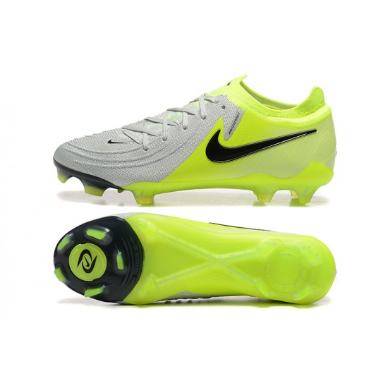 Sell Like Wild Fire Nike Phantom Luna Elite FG Chartreuse Black Mens Soccer Cleats On Sale