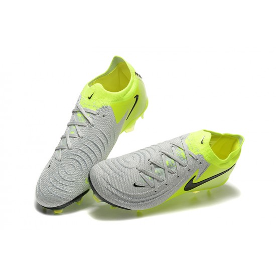 Sell Like Wild Fire Nike Phantom Luna Elite FG Chartreuse Black Mens Soccer Cleats On Sale