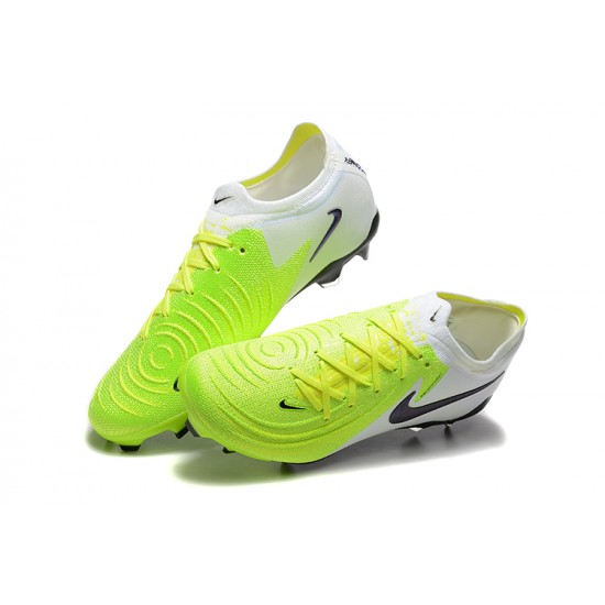 High Quality Nike Phantom Luna Elite FG Chartreuse and Black Mens Soccer Cleats Online Shop