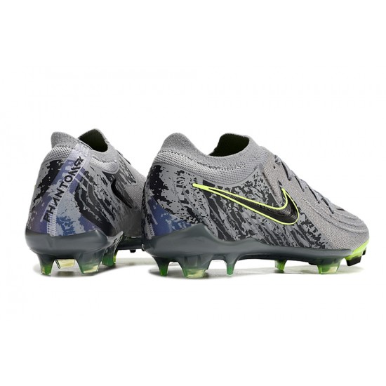 High Quality Nike Phantom Luna Elite FG Grey Black Mens Soccer Cleats Online