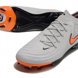 Nike Phantom Luna Elite FG Grey Orange Men's Soccer Cleats