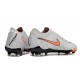 Discover Nike Phantom Luna Elite FG Grey Orange Mens Soccer Cleats Sale