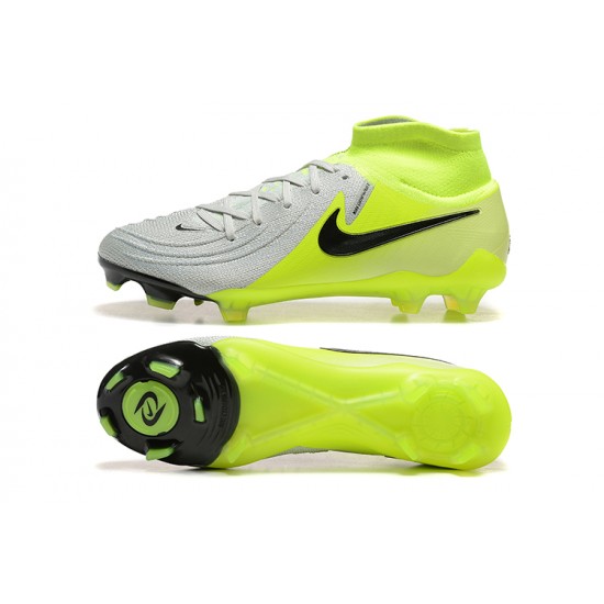 To Find A Ready Market Nike Phantom Luna Elite FG High top Chartreuse Grey Soccer Cleats Sale