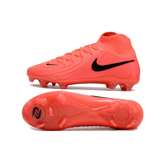 Where Can I Buy Nike Phantom Luna Elite FG High top Red Black Soccer Cleats For Sale