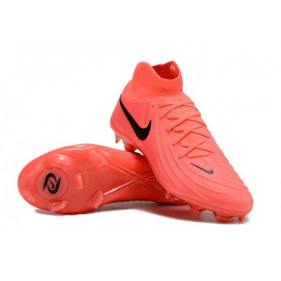 Where Can I Buy Nike Phantom Luna Elite FG High top Red Black Soccer Cleats For Sale