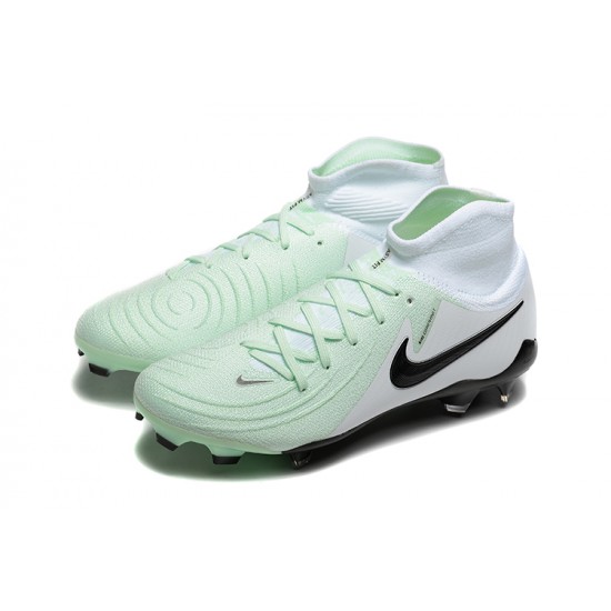 To Have A Ready Market Nike Phantom Luna Elite FG High top White Black Mens Soccer Cleats Sale