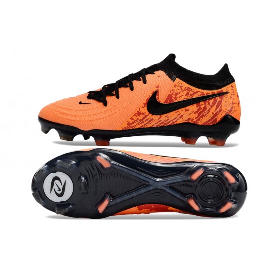 The Best Selling Line Nike Phantom Luna Elite FG Orange Black Mens Soccer Cleats On Sale