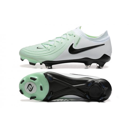 Top Quality Nike Phantom Luna Elite FG White Black Mens Soccer Cleats On Sale