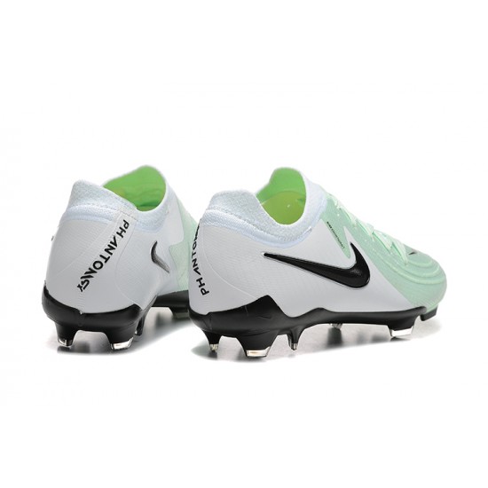 Top Quality Nike Phantom Luna Elite FG White Black Mens Soccer Cleats On Sale