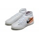 Salable Goods Nike Phantom Luna Elite TF High top White Orange Mens Soccer Cleats For Sale