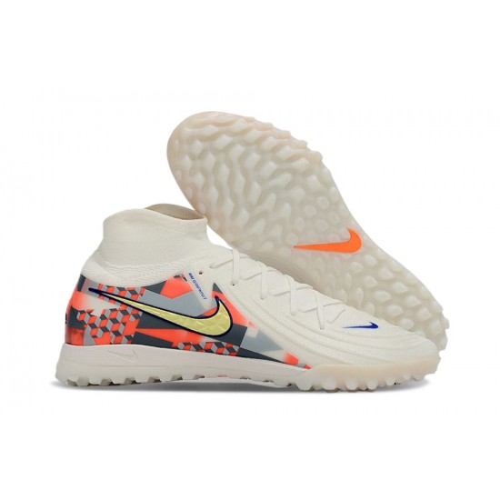 Discover the top-selling Nike Phantom Luna Elite TF High top White Yellow Mens Soccer Cleats Sale