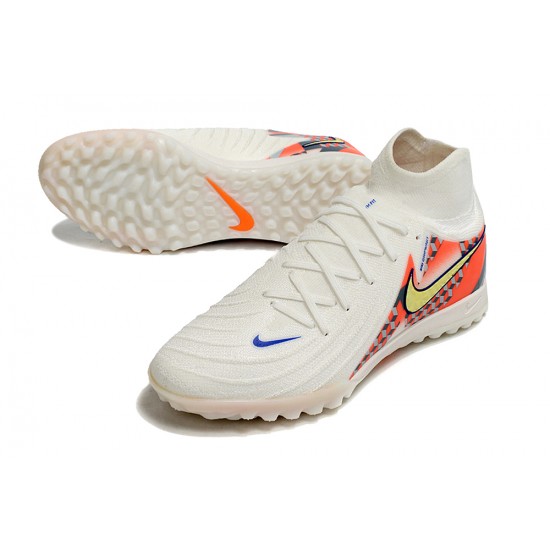 Discover the top-selling Nike Phantom Luna Elite TF High top White Yellow Mens Soccer Cleats Sale