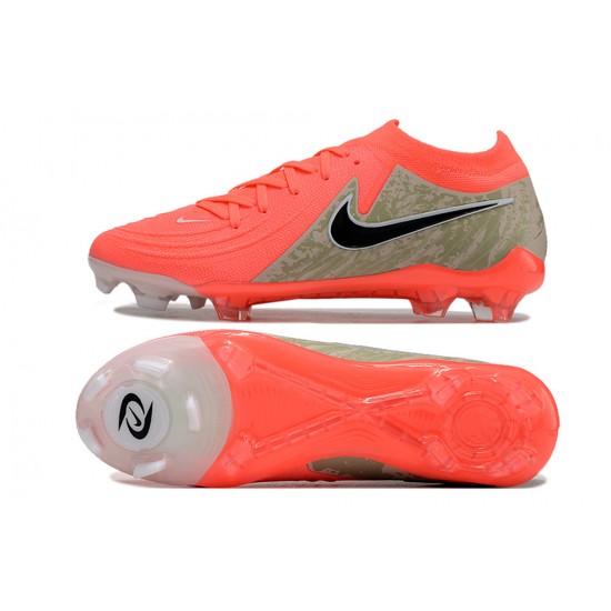 Discover Nike Phantom Luna Elite FG Red Black Women And Men Soccer Cleats Shop Online