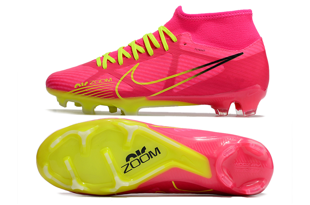 Novel Cleats Shoes Soccer Nike Air Zoom Mercurial Vapor XV Elite FG Green  Pink Yellow Soccer Cleats - Nike Shoes_0747 Dj2848 484