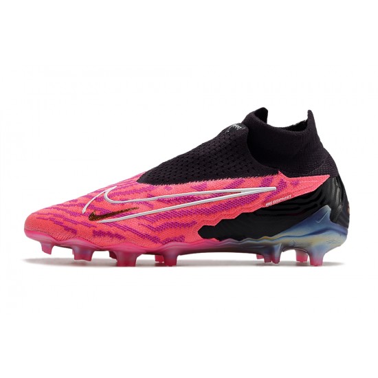 To Have A Ready Market Nike Phantom GX Elite DF Link FG Peach Black High Soccer Cleats Online