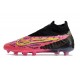 Shop Now Nike Phantom GX Elite DF Link FG Yellow Black Peach High Soccer Cleats For Sale