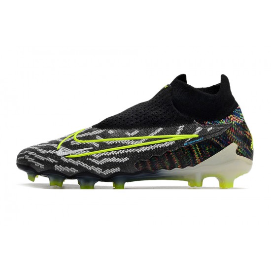 Goods That Sell Well Nike Phantom GX Elite FG Black Green High Soccer Cleats Sale