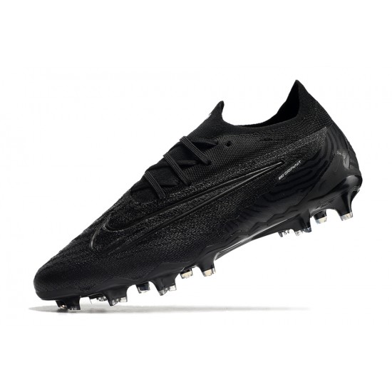 Click To Buy Nike Phantom GX Elite FG Black Low Soccer Cleats Online Shop