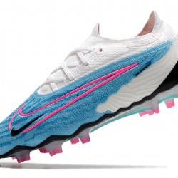 Nike Phantom GX Elite FG Blue White Pink Soccer Cleats