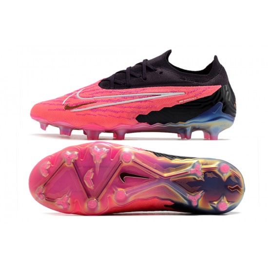 Exceptional Quality Nike Phantom GX Elite FG Peach Black Soccer Cleats For Sale