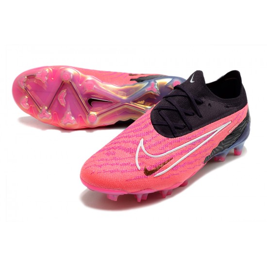 Exceptional Quality Nike Phantom GX Elite FG Peach Black Soccer Cleats For Sale