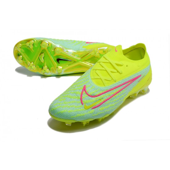 Click To Buy Nike Phantom GX Elite FG Yellow Green Low Soccer Cleats Shop Online