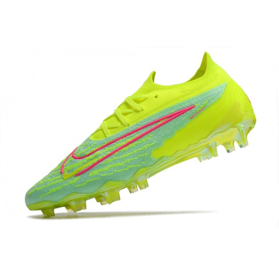 Click To Buy Nike Phantom GX Elite FG Yellow Green Low Soccer Cleats Shop Online