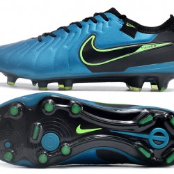 Nike Tiempo Legend 10 Elite FG Blue Black Men's Soccer Cleats