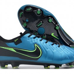 Nike Tiempo Legend 10 Elite FG Blue Black Men's Soccer Cleats