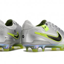 Nike Tiempo Legend 10 Elite FG Silver Men's Soccer Cleats