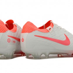 Nike Tiempo Legend 10 Elite FG White Pink Men's Soccer Cleats