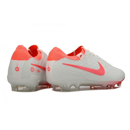 Explore Nike Tiempo Legend 10 Elite FG White Pink Mens Soccer Cleats Shop Online