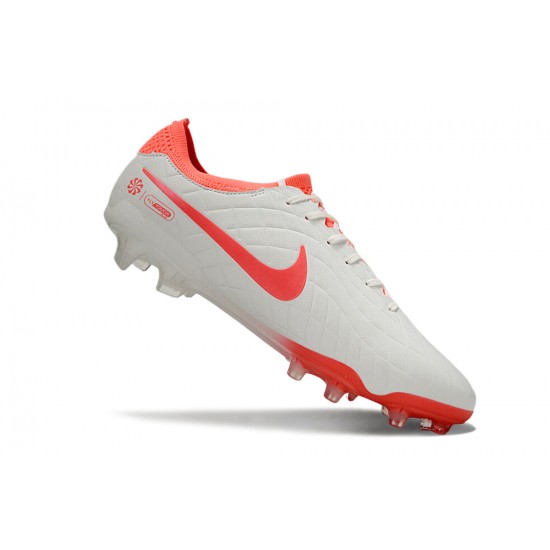 Explore Nike Tiempo Legend 10 Elite FG White Pink Mens Soccer Cleats Shop Online