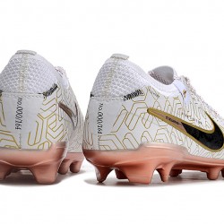 Nike Tiempo Legend 10 Elite FG Gold White Women and Men Soccer Cleats