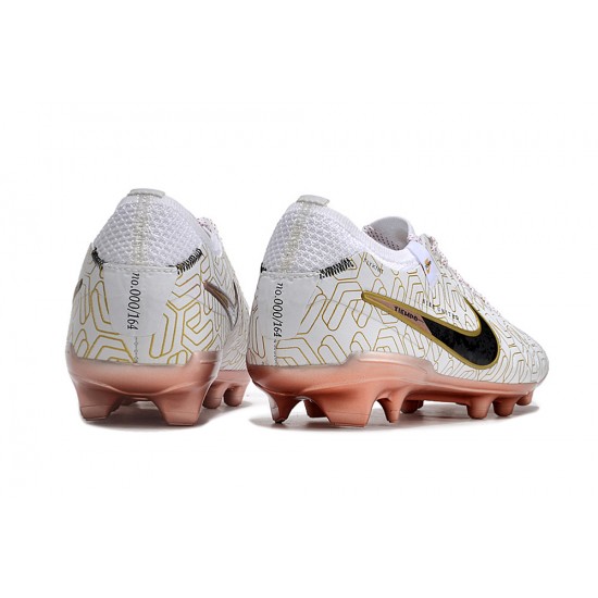 Where To Get Nike Tiempo Legend 10 Elite FG Gold White Women and Men Soccer Cleats On Sale