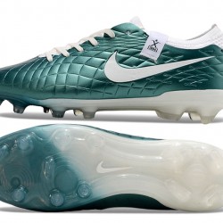 Nike Tiempo Legend 10 Elite FG Teal White Women and Men Soccer Cleats