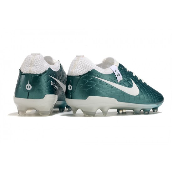 Where Can I Buy Nike Tiempo Legend 10 Elite FG Teal White Women and Men Soccer Cleats On Sale