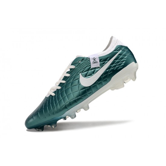 Where Can I Buy Nike Tiempo Legend 10 Elite FG Teal White Women and Men Soccer Cleats On Sale