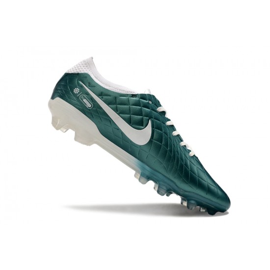 Where Can I Buy Nike Tiempo Legend 10 Elite FG Teal White Women and Men Soccer Cleats On Sale